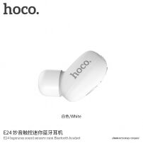 HOCO малий бездротовий Bluetooth навушник з мікрофоном для Apple iPhone - білий