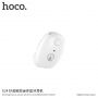 HOCO малий бездротовий Bluetooth навушник з мікрофоном для Apple iPhone - білий
