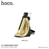 HOCO бездротовий Bluetooth навушник на клітку вентіляції Apple iPhone - золотий
