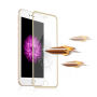 Суперстійке загартоване скло (Tempered Glass) на передню частину Apple iPhone 6 / 6S - тоненька золота рамочка