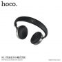 HOCO бездротові ретро навушники для Apple iPhone - чорний