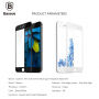 BASEUS суперстійке 3D загартоване скло (Tempered Glass) на Apple 8 / 7 - Anti-blue-ray - чорне