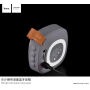HOCO портативний Bluetooth репродуктор з текстильною поверхнею для Apple прилада - сірий