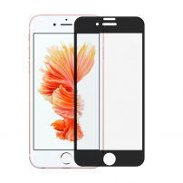 Суперстійке загартоване скло (Tempered Glass) на Apple iPhon 8 Plus / 7 Plus - чорне