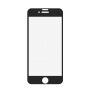 Суперстійке загартоване скло (Tempered Glass) на Apple iPhon 8 Plus / 7 Plus - чорне
