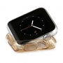 BASEUS ульта тонкий гумовий чохол для Apple Watch 38 мм (tl. 0.65 мм) - золотий