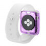 HAWEEL тонкий безбарвний футляр / корпус для Apple Watch 38 мм - фіолетовий