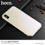 HOCO Lattice блискучий чохол для iPhone XS / iPhone X - білий