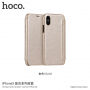 HOCO чохол фліп для Apple iPhone XS / iPhone X - золотий