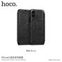 HOCO чохол фліп для Apple iPhone XS / iPhone X - чорний