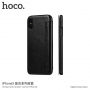 HOCO чохол фліп для Apple iPhone XS / iPhone X - чорний