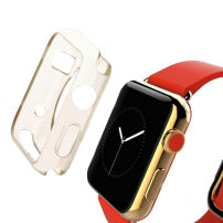 HAWEEL тонкий безбарвний футляр / корпус для Apple Watch 38 мм - золотий