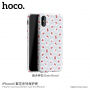 HOCO захисний чохол для Apple iPhone XS / iPhone X - сірий з квітками