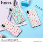 HOCO захисний чохол для Apple iPhone XS / iPhone X - сірий з квітками