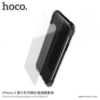 HOCO Armor чохол та загартоване скло для iPhone XS / iPhone X - прозорий