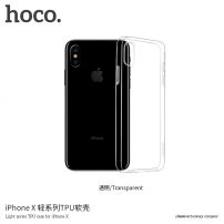 HOCO Light чохол для iPhone XS / iPhone X - транспарентний