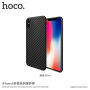 HOCO чохол з карбрновою текстурою для Apple iPhone XS / iPhone X - чорний