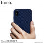 HOCO чохол з карбрновою текстурою для Apple iPhone XS / iPhone X - чорний