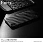 HOCO чохол з карбрновою текстурою для Apple iPhone XS / iPhone X - чорний