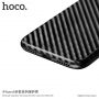 HOCO чохол з карбрновою текстурою для Apple iPhone XS / iPhone X - темно-синій
