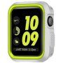 Захисний сіліконовий чохол для Apple Watch 38mm - біло - зелений