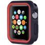 Захисний сіліконовий чохол для Apple Watch 42mm - чорний - червона