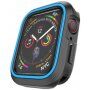 Сіліконовий чохол для Apple Watch 40mm - чорний - синій