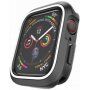 Сіліконовий чохол для Apple Watch 40mm - чорний - біла