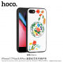 HOCO захисний чохол з узором вишивки Apple iPhone 7 Plus / 8 Plus - рожева квітка