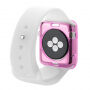 HAWEEL тонкий безбарвний футляр / корпус для Apple Watch 42 мм - рожевий