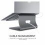 Bestand алюмінієва підставка для MacBook - сірий