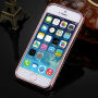 Рожевий чохол з камінчиками для Apple iPhone 5 / 5S / SE (2016) - лебідь