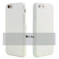 Гладкий чохол із м'якого пластика для Apple iPhone 6 / 6S - білий