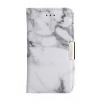 Фліп чохол для iPhone 5 / 5S / SE (2016) - білий мармур