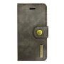 2v1 odnímatelné pouzdro pro iPhone 5 / 5S / SE (2016) - hnědé