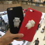 Захисний чохол - 3D котик для Apple iPhone 6 / 6S - чорний