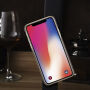 2v1 стильовий знімний чохол фліп для Apple iPhone XS / iPhone X - світло-коричневий