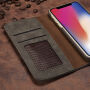 2v1 стильовий знімний чохол фліп для Apple iPhone XS / iPhone X - сірий