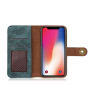 2v1 стильовий знімний чохол фліп для Apple iPhone XS / iPhone X - зелений
