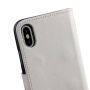 2в1 захисний знімальний чохол фліп для Apple iPhone XS / iPhone X - білий
