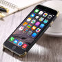Захисний чохол для Apple iPhone 6 / 6S - чорний/золотий