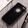 Захисний чохол для Apple iPhone 6 / 6S - чорний/золотий
