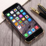 Захисний чохол для Apple iPhone 6 / 6S - золотий/бордовий