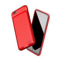 BASEUS тонкий чохол з акумулятором 2500mAhдля Apple iPhone 6 / 6S - червоний
