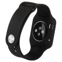 Baseus ремінець із м'якого пластика з чохлом для Apple Watch 42mm / 41mm / 40mm / 38mm / Watch 38 мм - чорний
