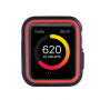Захисний сіліконовий чохол для Apple Watch 42mm - чорний - червона