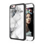 Захисний чохол з чорною рамою для Apple iPhone 6 Plus / 6S Plus - дим