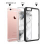 Захисний чохол з чорною рамою для Apple iPhone 6 Plus / 6S Plus - дим