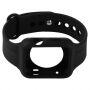 Baseus ремінець із м'якого пластика з чохлом для Apple Watch 42mm / 41mm / 40mm / 38mm / Watch 38 мм - чорний