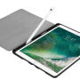 Шкіряний чохол з поліуретану з місцем для Apple Pencil і функцією сну для iPad Air 3 (2019) / Pro 10,5" - чорний